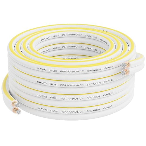 18AWG Speaker Wire 50 FT, 18 Gauge Audio Security Alarm Hookup Control Low by Mygatti