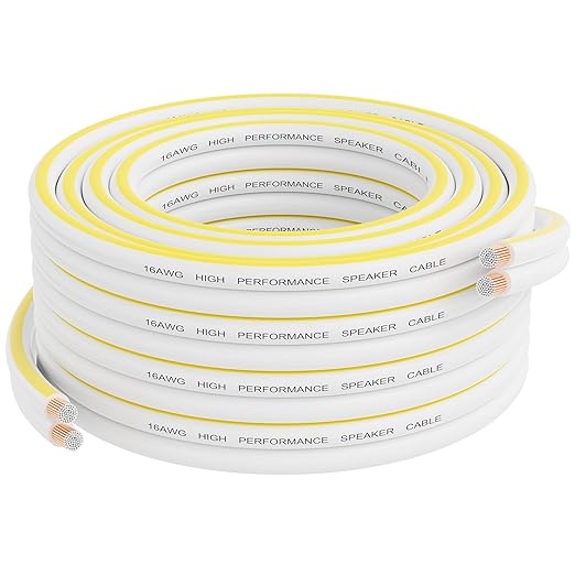 18AWG Speaker Wire 25 FT, 18 Gauge Audio Security Alarm Hookup Control Low by Mygatti
