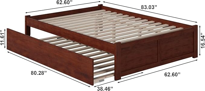 AFI Concord Queen Size Platform Bed - Image 2