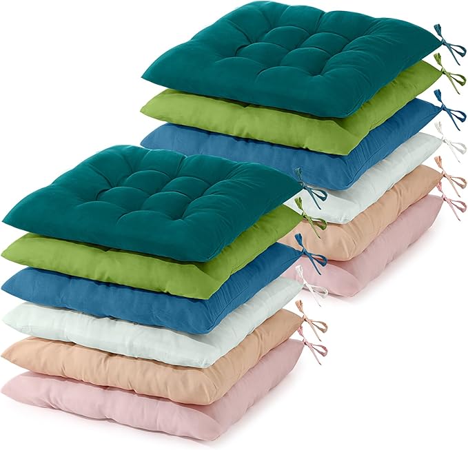 Geetery 12 Pcs Floor Pillows for Classroom Bulk Square Seating Cushions for by Geetery