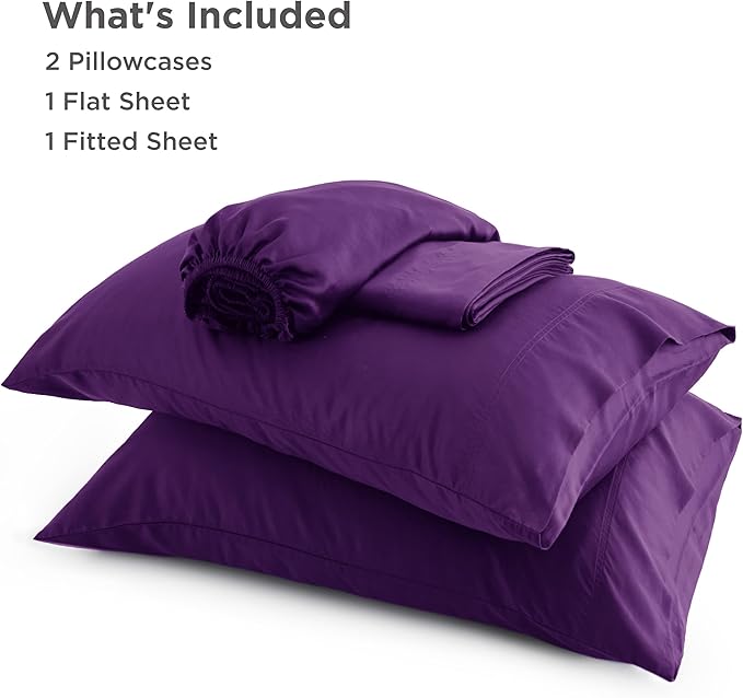 Bedsure Full Size Bed Sheets, Cooling Sheets, Rayon Derived from Bamboo - Image 6
