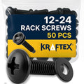 12-24 Rack Screws – Rack Mount Screws by Kraftex