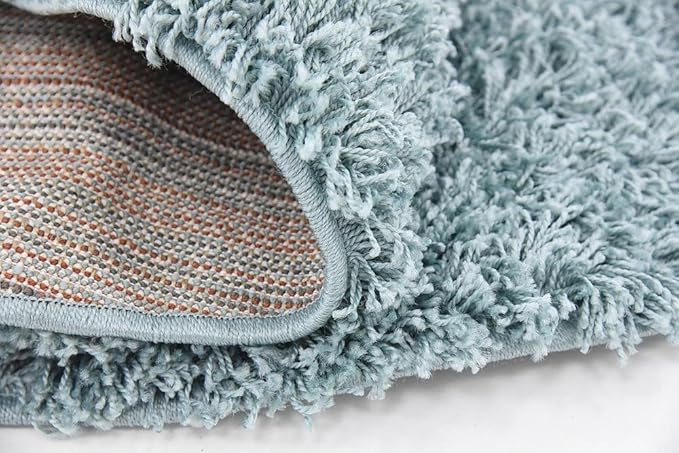 Unique Loom Solid Shag Collection Area Rug - Image 13