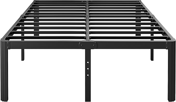 Hunlostten 18in Full Size Bed Frame No Box Spring Needed, Heavy Duty Metal by Hunlostten