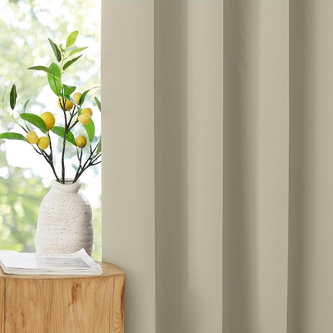 NICETOWN 100% Blackout Portable Curtains, Grommet Total Privacy Window - Image 9