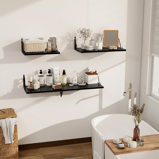 Dreamland Deep Floating Shelves, Wide Display Shelf Wall Mounted - Image 5