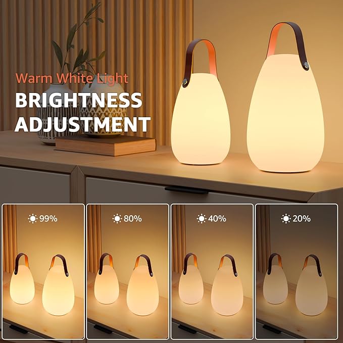 uuffoo 2 Pack Outdoor Table Lamp - Image 4