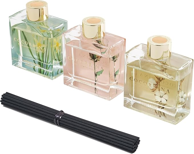 COCORRÍNA Reed Diffuser Set of 3-3 Pack/ 3.04 Fl.oz Diffuser - Image 3
