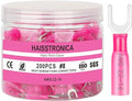 haisstronica 200PCS Heat Shrink Fork Spade Connectors #8 Waterproof Marine by HAISSTRONICA