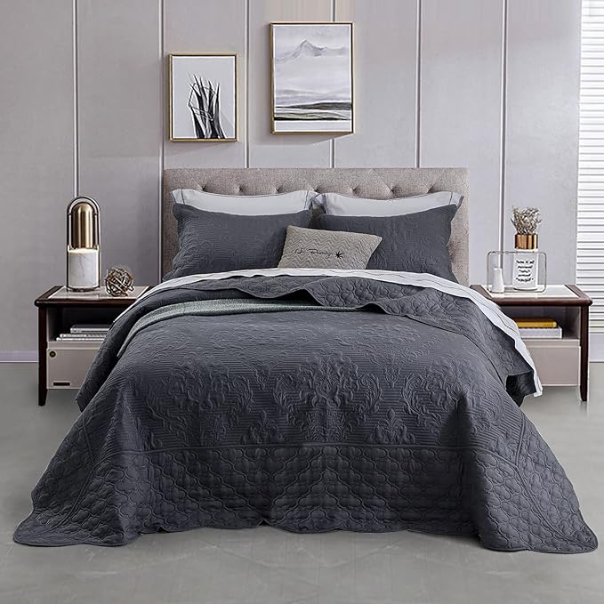 CHIXIN Bedspread Coverlet Quilt Set Full Size by CHIXIN