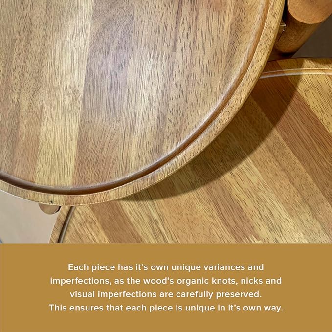 mopio Dylan Solid Wood Nesting Coffee Table Set - Image 6