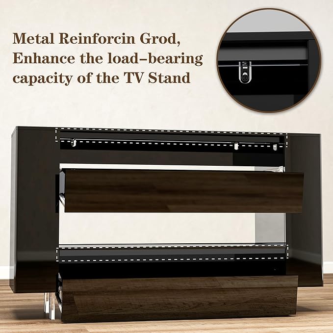 Vavkorkula High Gloss TV Stand for 55 Inch - Image 6