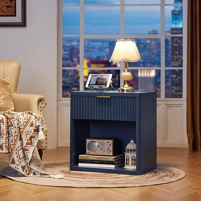 LEYAOYAO Fluted Nightstand - Image 8
