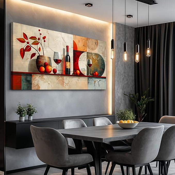 ERQINHUA Large Canvas Wall Art For Kitchen Wall Decor For Living Room - Image 4