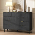 CARPETNAL Fluted 9 Drawer Dresser by CARPETNAL