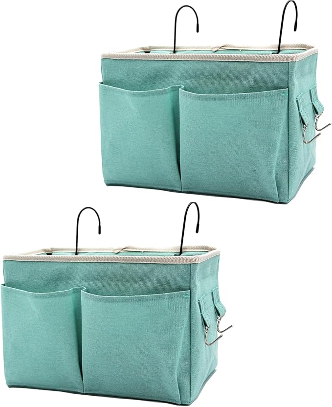 Someteth 2-Pack Bedside Caddy Bedside Hanging Storage Basket Multi-Function by Someteth
