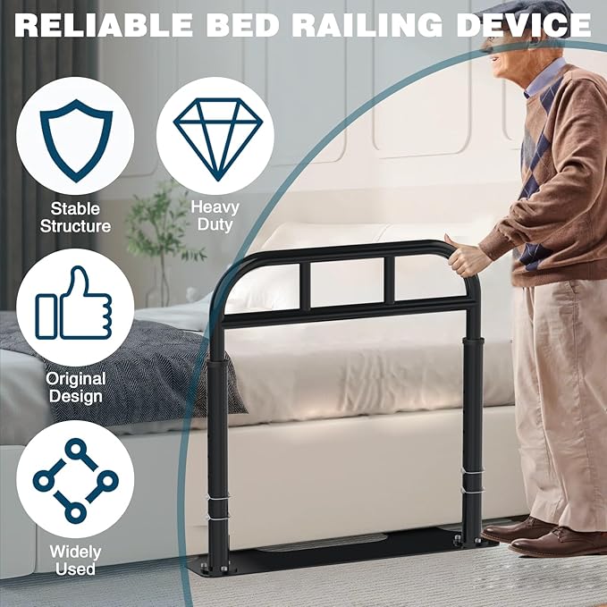 Bed Rail for Elderly Adults Safety, Heavy Duty Bed Rail - Image 5