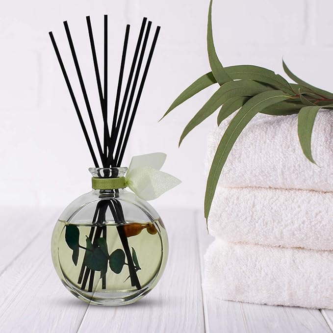 LOVSPA Reed Diffuser Set, Unwind Eucalyptus & Mint Scented Oil Diffuser - Image 4