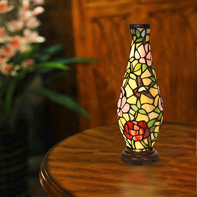 A0010 Tiffany Style Vase Table Lamp LED - Image 2