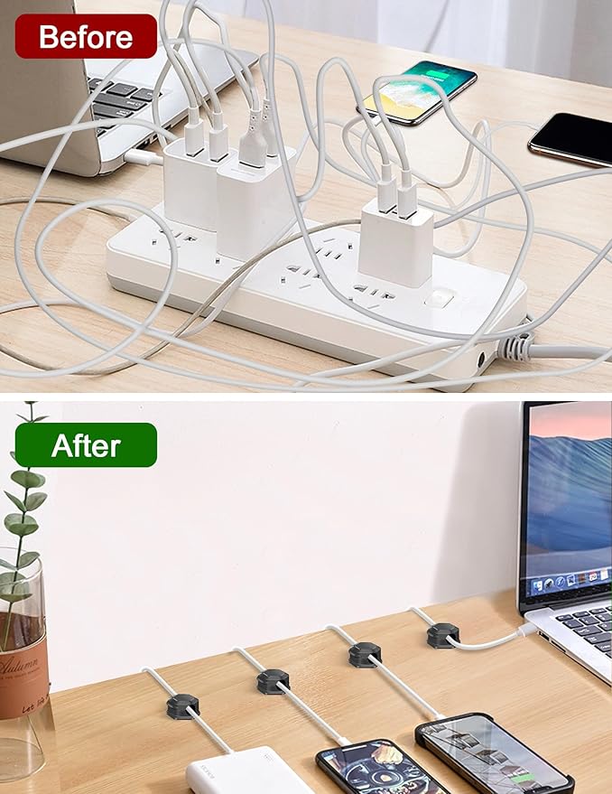 Cord Holder - Cable Clips - Cord Organizer - Image 6