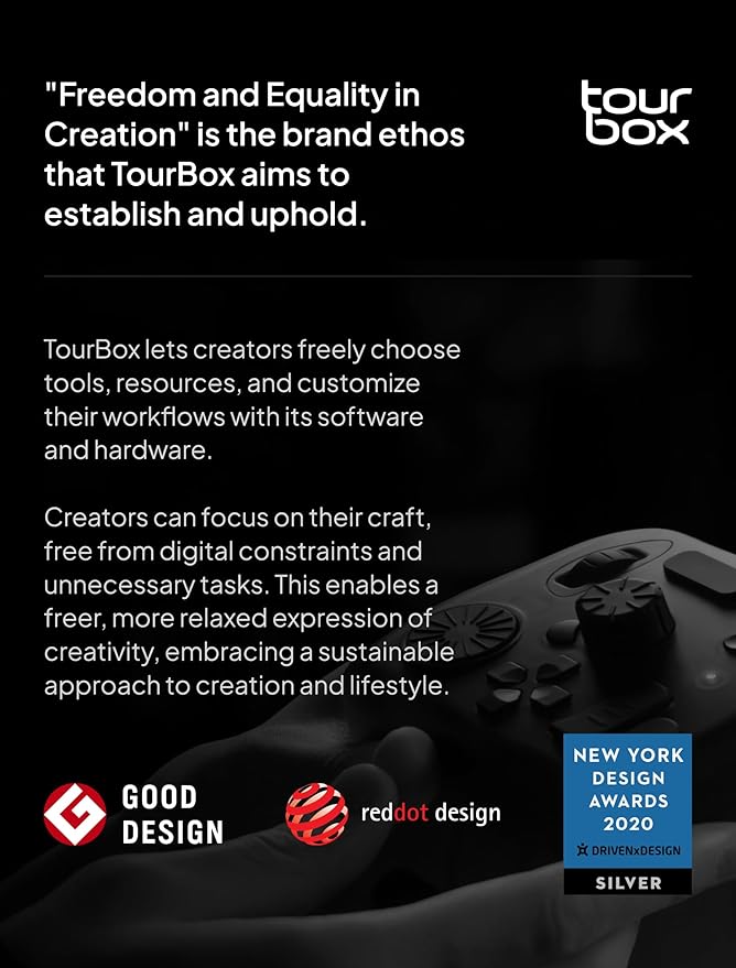 TourBox NEO - Customizable Editing Controller, Photo Color Grading Illustration - Image 16