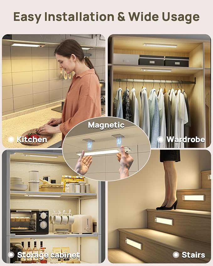 Under Cabinet Lights Wireless, Motion Sensor Light Indoor - Image 7