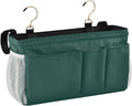 KOPIRIT Navy Cyan Bedside Caddy Storage Bag Bedside Organizer by KOPIRIT