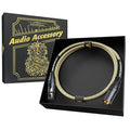 AA AUDIO ACCESSORY Gold Series Star Quad XLR Cables 3.3ft, Neutrik Connectors by AA