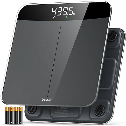 Ovutek Bathroom Scales Digital Weight, Topnotch Quality 450lb Weight Scale by Ovutek