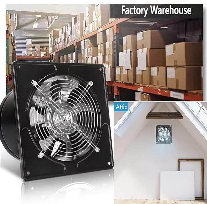 Aydomer Exhaust Fan 78W Through-wall installation Ventilation Fans 110V Exhaust - Image 5