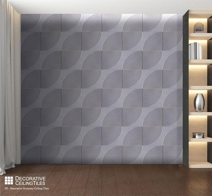 From Plain To Beautiful In Hours 9002 Arc Swell PVC 12 in x 12 in Peel and - Image 5
