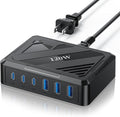 MaxLax 120W 6-Port USB Desktop Rapid Charging Station, 3 USB-C Ports + 3 USB-A by MaxLax
