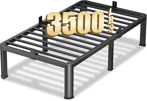 12 Inch Twin Heavy Duty 3500 lbs Bed Frame by VIPSHOW