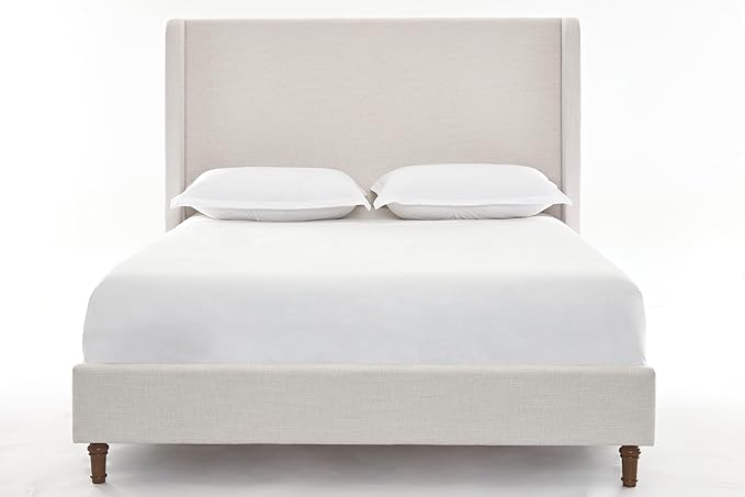 Queen Size Upholstered Platform Bed - Image 9