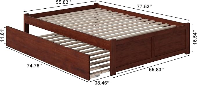 AFI Concord Full Size Platform Bed - Image 2