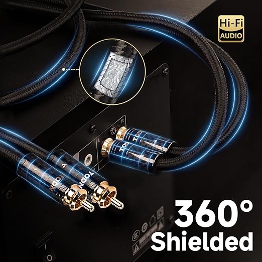 TODN Audiophile RCA Cables - Image 3