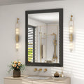 SMIROR Matte Black Bathroom Mirror by SMIROR