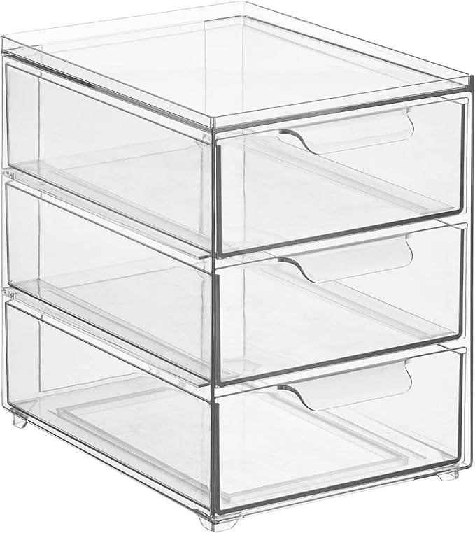 mDesign Plastic Stackable Organizer - Image 8