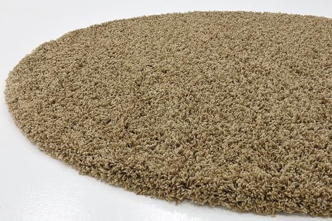 Unique Loom Solid Shag Collection Area Rug - Image 3