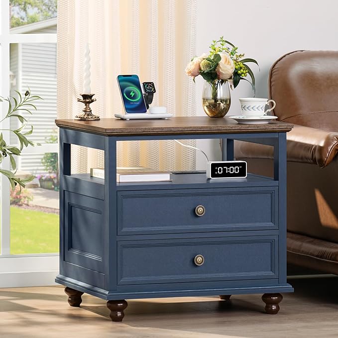 Farmhouse Nightstand Set of 2 - Image 7