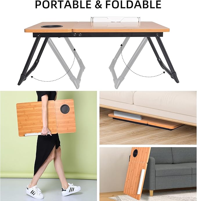 Adjustable Laptop Bed Table - Image 5