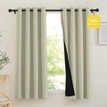 NICETOWN 100% Blackout Portable Curtains, Grommet Total Privacy Window by NICETOWN