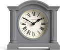 JONES CLOCKS® Kensington Mantel Clock | Classic Arch top Clock | Gray | Stylish by JONESCLOCKS