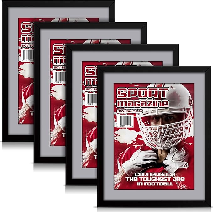 Geetery 4 Pcs Sports Magazine Frame by Geetery