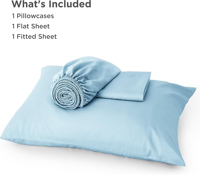 Bedsure Cooling Sheets Twin, Rayon Derived from Bamboo, Breathable & Soft Twin - Image 6