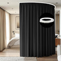 Room Divider Ceiling Mounted Curtains Track Sets Extra Wide Blackout Curtain by CBSROROHome