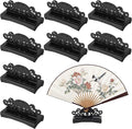 AceOrbit 8 Pcs Fan Stand Holder Plastic Hand Fan Display Stand Base Japanese by Unknown