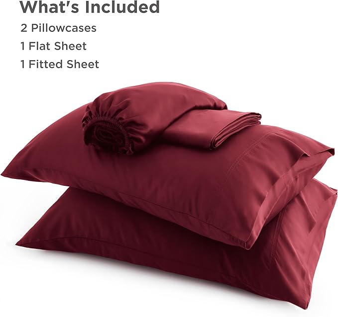 Bedsure California King Sheet Sets, Cooling Sheets, Rayon Derived from Bamboo - Image 8