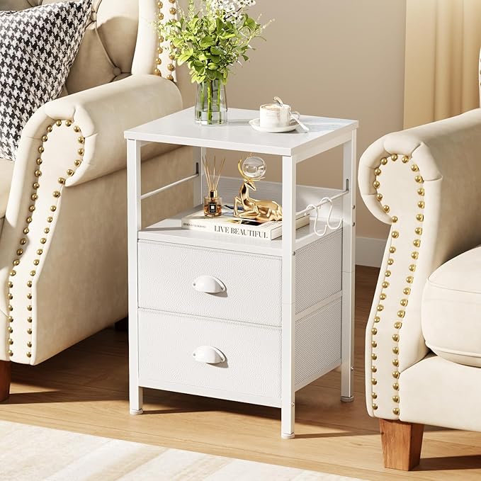 Furologee Nightstands Set of 2, End Table - Image 2