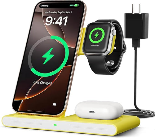 2026 Wireless Charger for Apple and Android Charging Station, 3 in 1 Fast Max by RYND